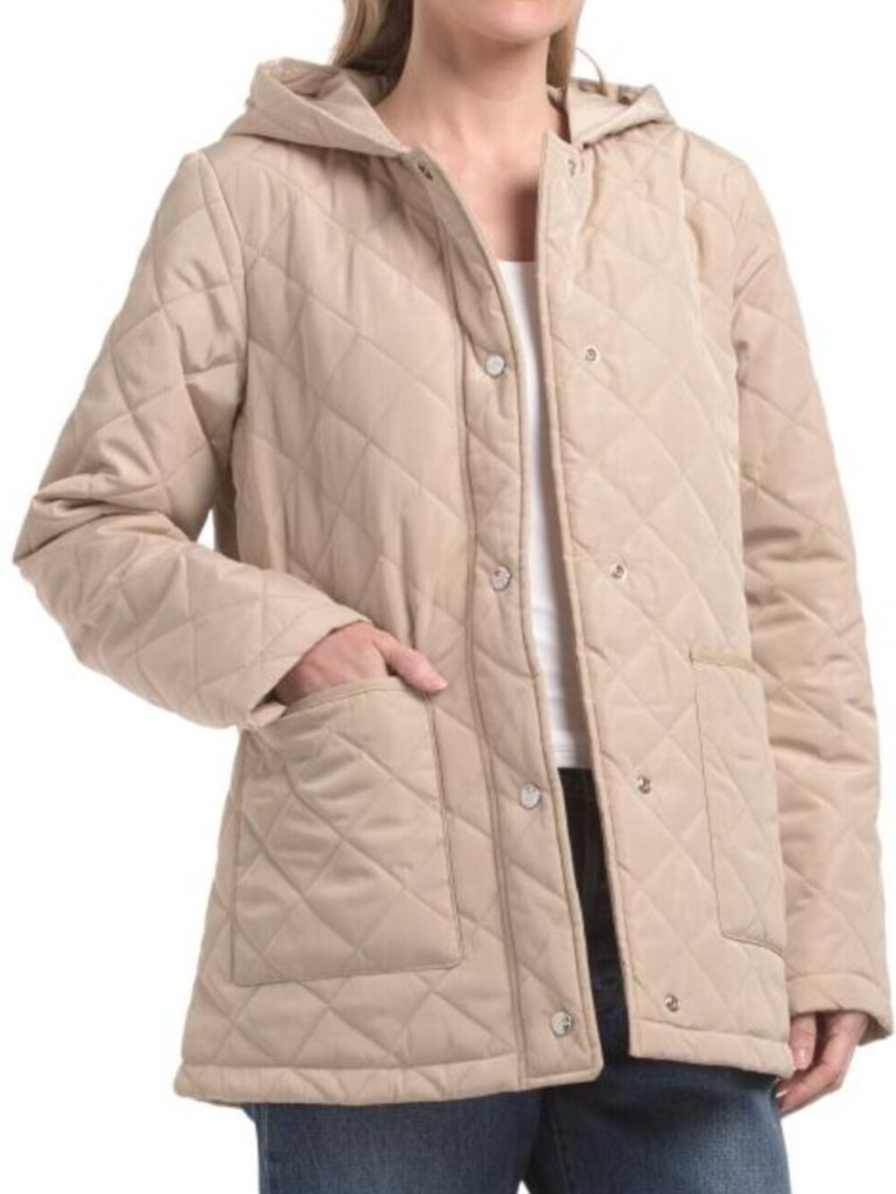 CALVIN KLEIN Quilted Jacket With Hood